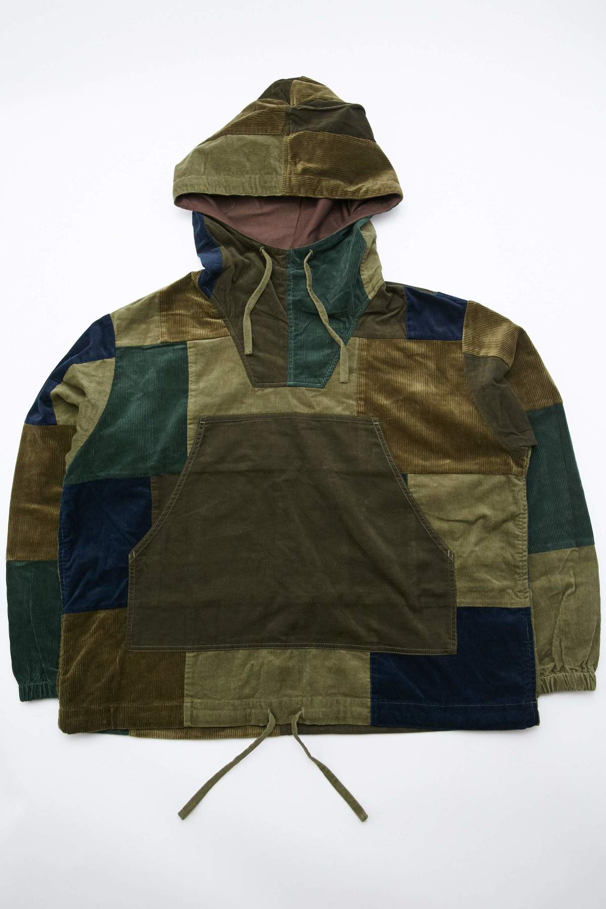 Beams Plus MIL Smock Corduroy Patchwork 