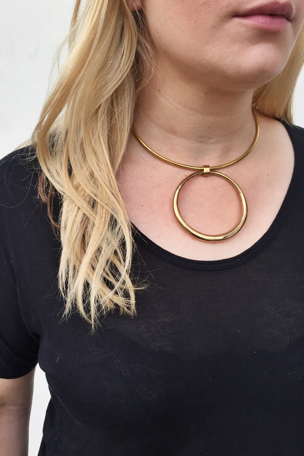 Gabriela Artigas Rising Tusk Choker in Brass Gabriela Artigas Rising Tusk Choker in Brass