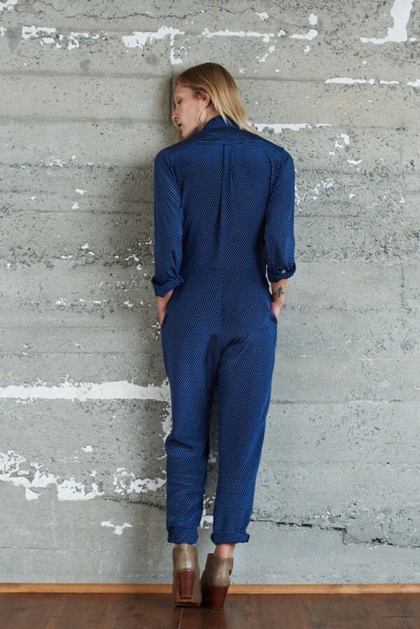 Maud Silk Utility Jumpsuit Maud Silk Utility Jumpsuit