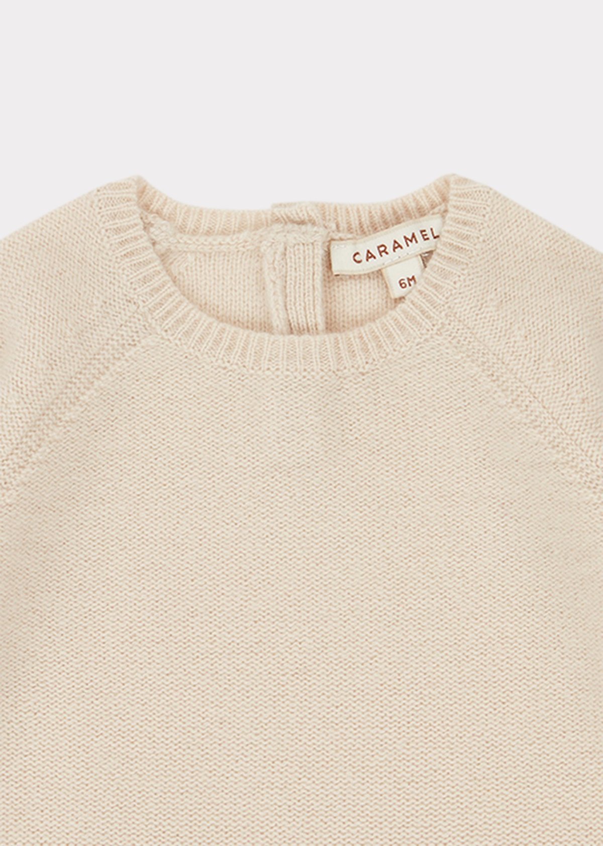 cream baby jumper