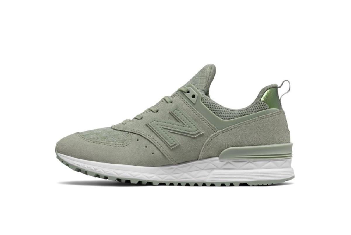 new balance 574 silver mint