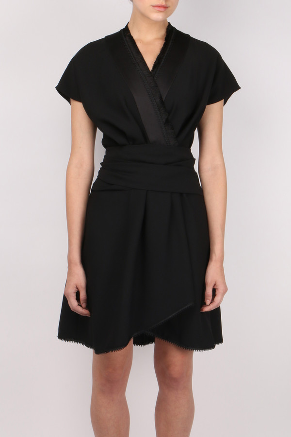 Carven Kimono Draped Dress Carven Kimono Draped Dress