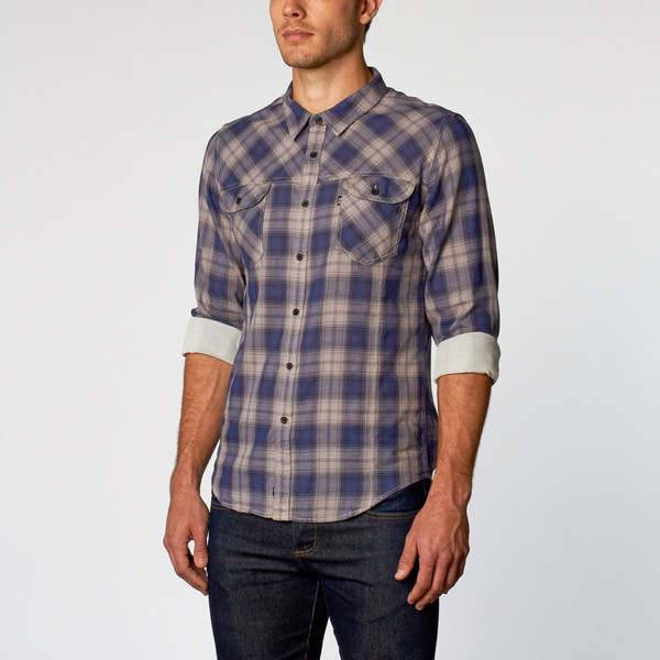Men's Wolf & Man Dennis Button Up Men's Wolf & Man Dennis Button Up