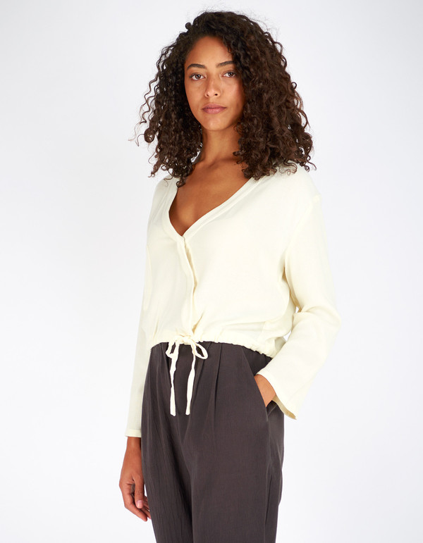 First Rite Crossover Blouse Natural First Rite Crossover Blouse Natural