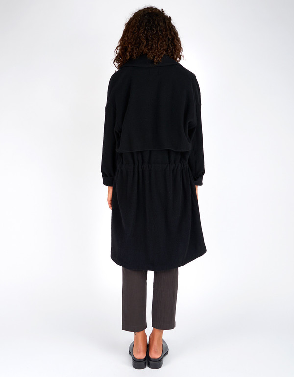 First Rite Tunnel Trench Wool Black First Rite Tunnel Trench Wool Black