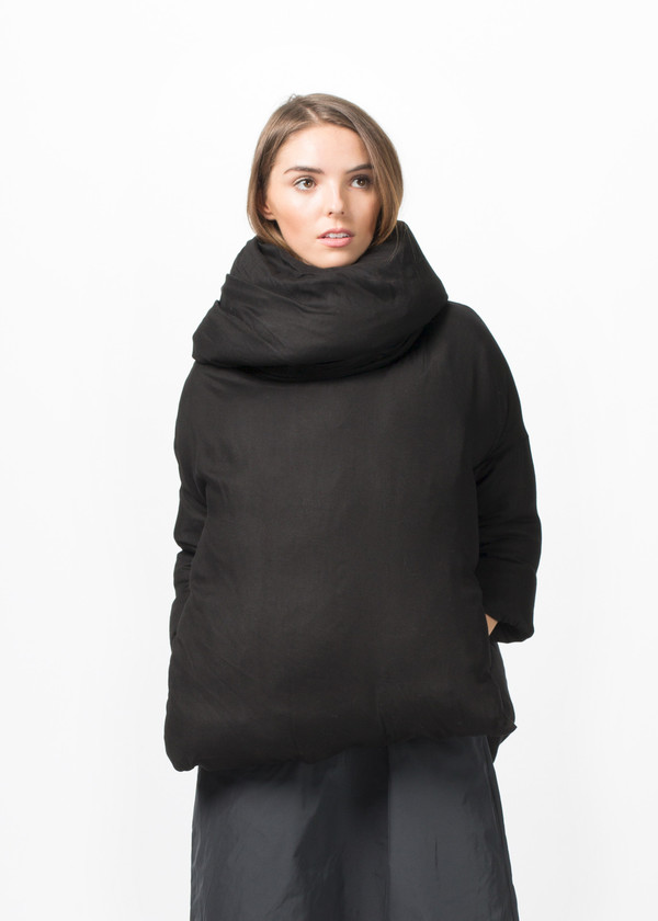 Album di Famiglia Cowl Neck Puff Pullover Album di Famiglia Cowl Neck Puff Pullover