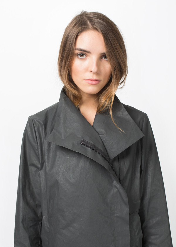 Hudson Redding Offset Zipper Coat Hudson Redding Offset Zipper Coat