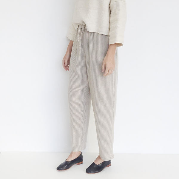 Johan Vintage Beige Stripe Knit Pant Johan Vintage Beige Stripe Knit Pant