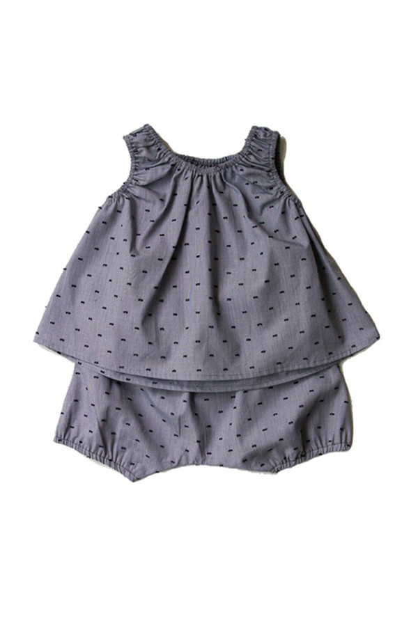 POPPY TOP - CERULEAN POPPY TOP - CERULEAN