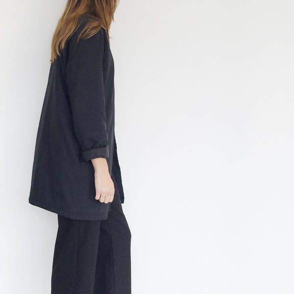 Johan Vintage Black Gap Coat Johan Vintage Black Gap Coat