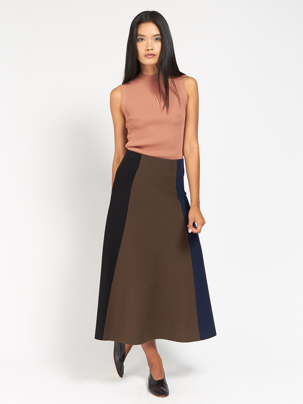 Pari Desai Leila Mock Neck Bisque Pari Desai Leila Mock Neck Bisque