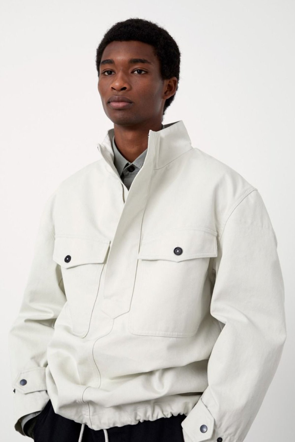 Parachute smock heavy cotton drill 