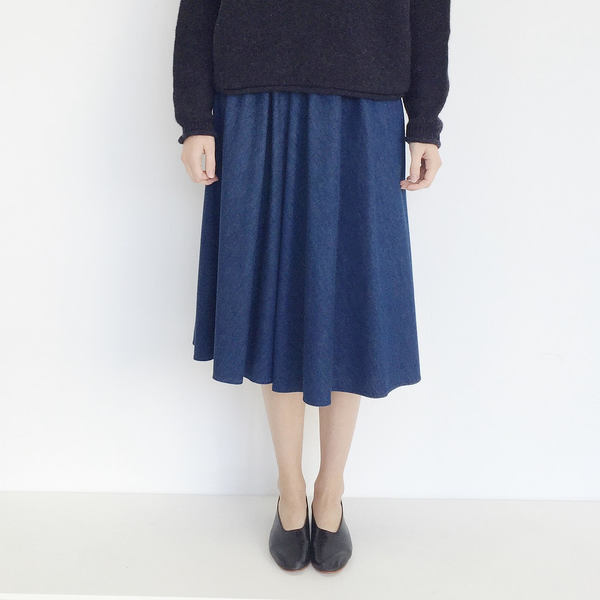 Johan Vintage Denim Circle Skirt Johan Vintage Denim Circle Skirt