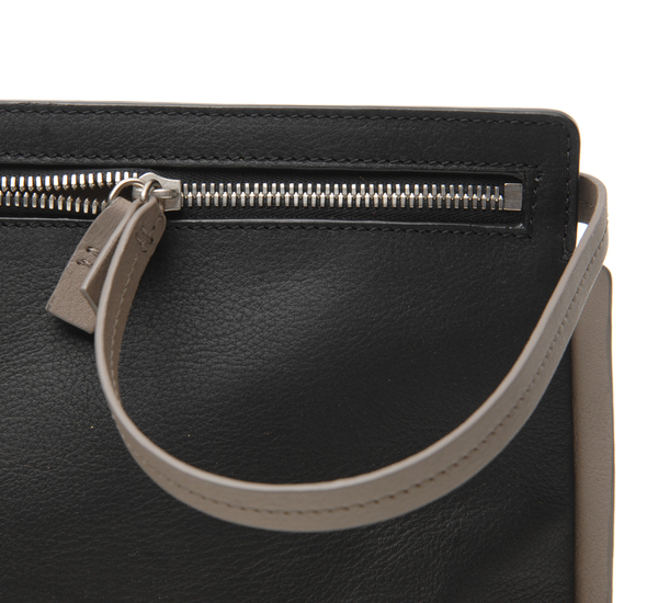 Black Large Pochette Clutch by Bonastre Black Large Pochette Clutch by Bonastre