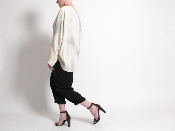 Berenik Oversized Sheepcloud Print Top Berenik Oversized Sheepcloud Print Top