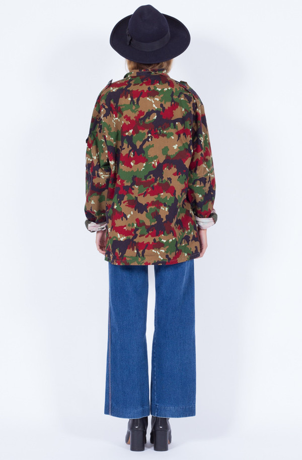 Yo Vintage! CAMO JACKET (ONE SIZE) Yo Vintage! CAMO JACKET (ONE SIZE)