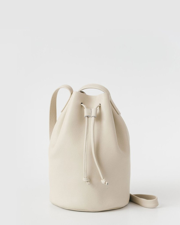 BAGGU DRAWSTRING PURSE - STONE BAGGU DRAWSTRING PURSE - STONE