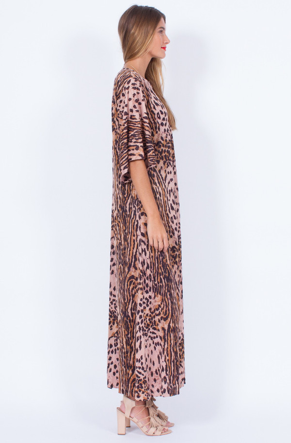 LEOPARD MAXI DRESS (MEDIUM) LEOPARD MAXI DRESS (MEDIUM)