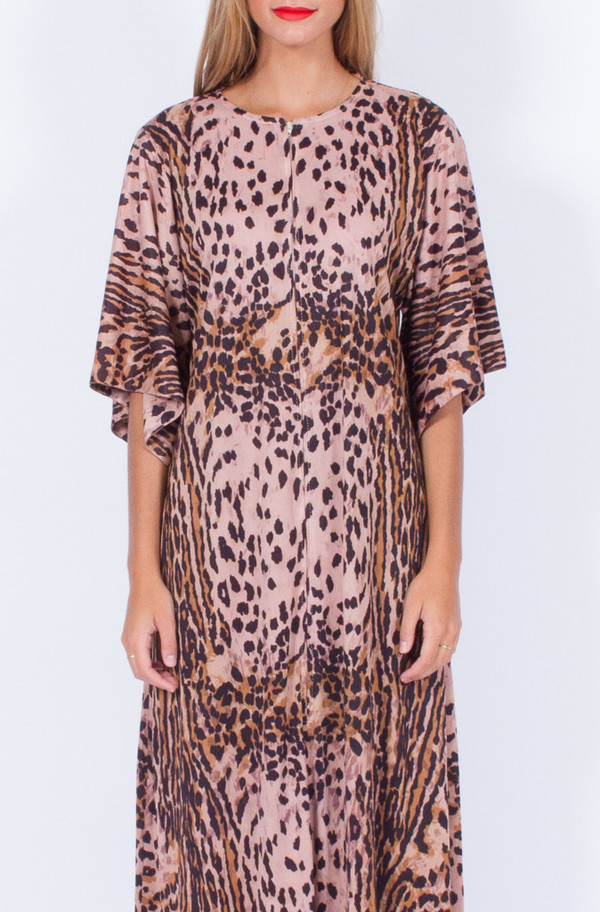 LEOPARD MAXI DRESS (MEDIUM) LEOPARD MAXI DRESS (MEDIUM)