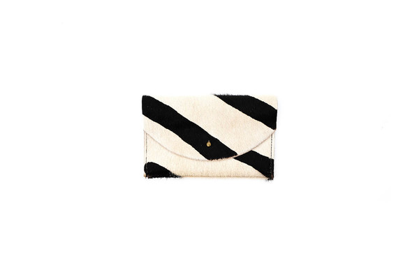 Primecut PASSPORT CLUTCH - TAN STRIPED Primecut PASSPORT CLUTCH - TAN STRIPED