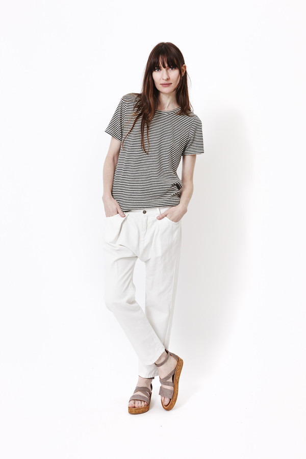 Jungmaven Black & White Stripe Tee Jungmaven Black & White Stripe Tee
