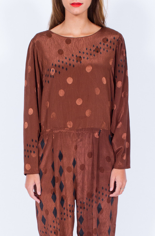 SPOTTED JUMPSUIT (MEDIUM-LARGE) SPOTTED JUMPSUIT (MEDIUM-LARGE)