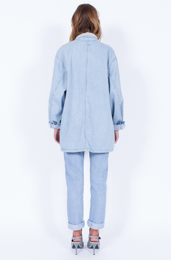 STRIPE DENIM JACKET (ONE SIZE) STRIPE DENIM JACKET (ONE SIZE)