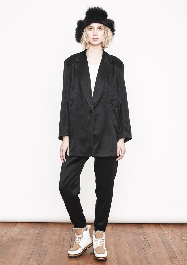 Berenik Jacket BLAZER BLACK SHINY Berenik Jacket BLAZER BLACK SHINY