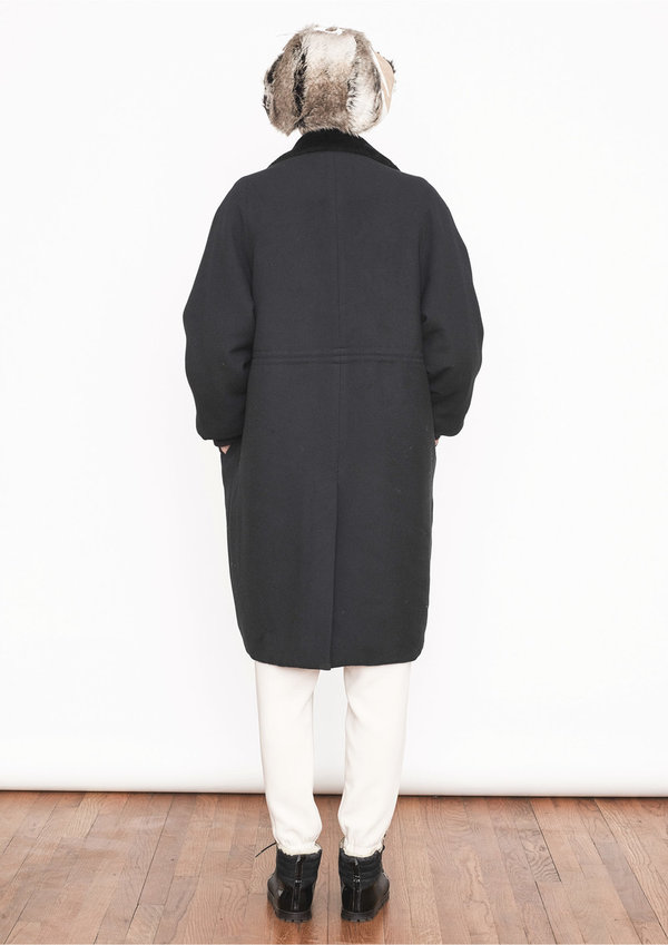 Berenik TRENCHCOAT BLACK PLAIN Berenik TRENCHCOAT BLACK PLAIN