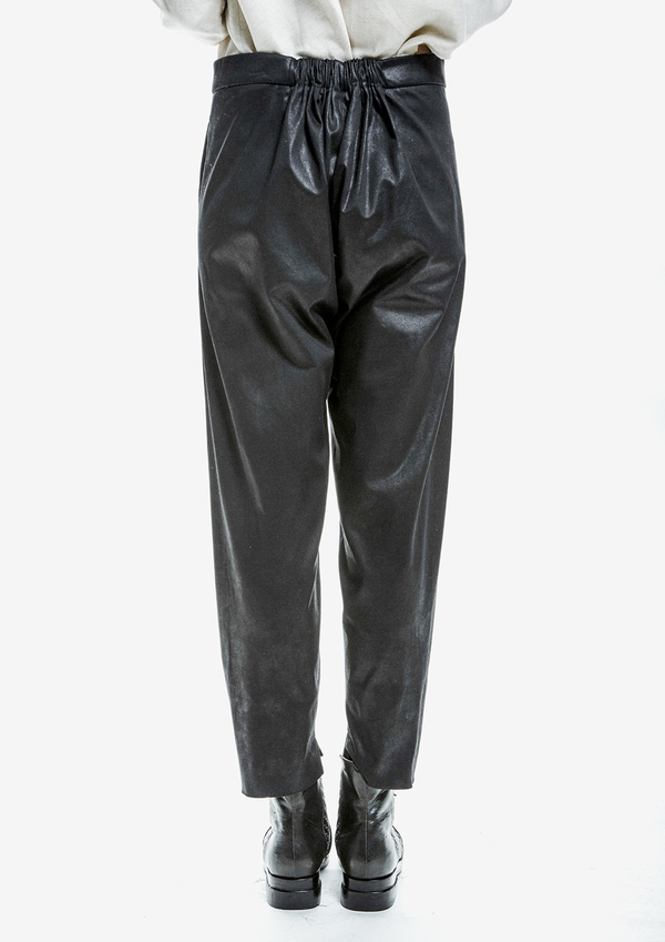 Berenik Trousers Shiny Cotton - Black Berenik Trousers Shiny Cotton - Black