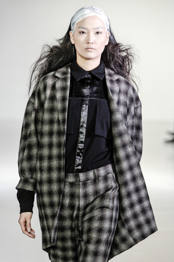 Berenik Jacket Reverse Wool Tweed- Black/Brown/Gray Berenik Jacket Reverse Wool Tweed- Black/Brown/Gray