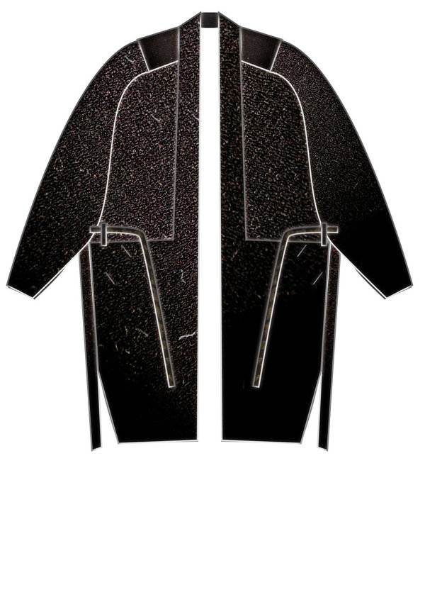 Berenik Vest Black Plain Berenik Vest Black Plain