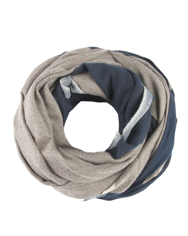 Hoss Intropia Navy Stripe Scarf Hoss Intropia Navy Stripe Scarf