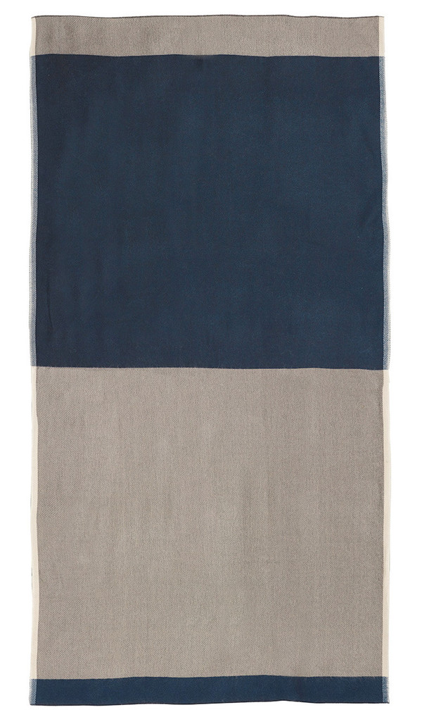 Hoss Intropia Navy Stripe Scarf Hoss Intropia Navy Stripe Scarf