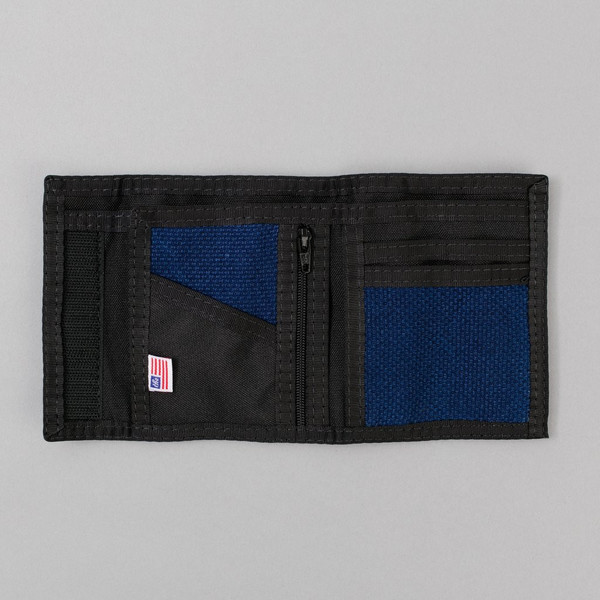 Men's The Hill-Side EZ Wallet / Selvedge Lightweight Indigo Sashiko Men's The Hill-Side EZ Wallet / Selvedge Lightweight Indigo Sashiko