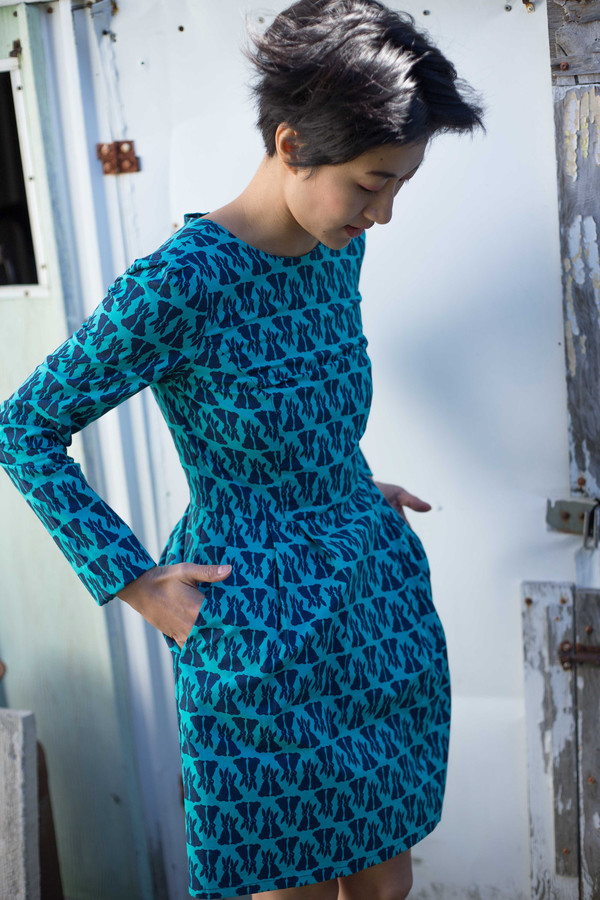 Birds of North America Topaz Dress (Turquoise) Birds of North America Topaz Dress (Turquoise)