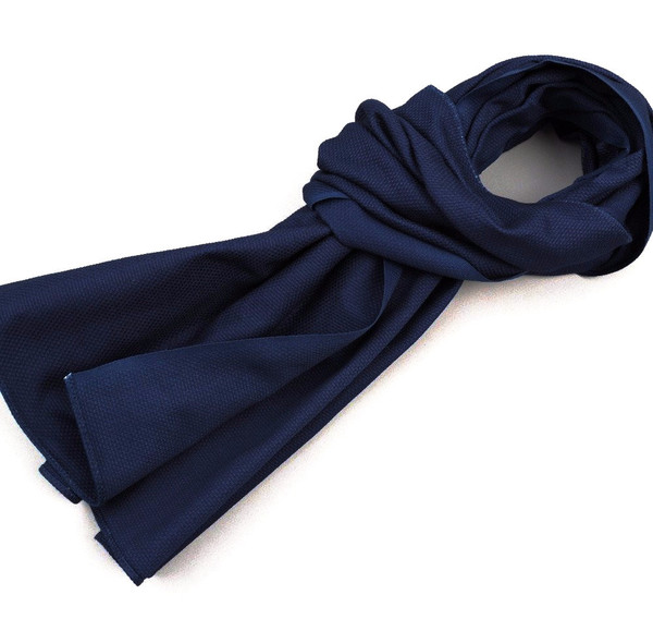 The Hill-Side Scarf / Lightweight Indigo Sashiko The Hill-Side Scarf / Lightweight Indigo Sashiko