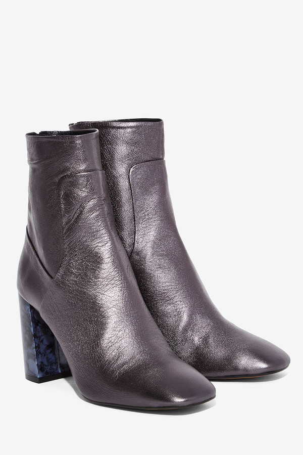 CROSSWALK SHOES POP UP MELROSE BOOT (3504) Gunmetal CROSSWALK SHOES POP UP MELROSE BOOT (3504) Gunmetal