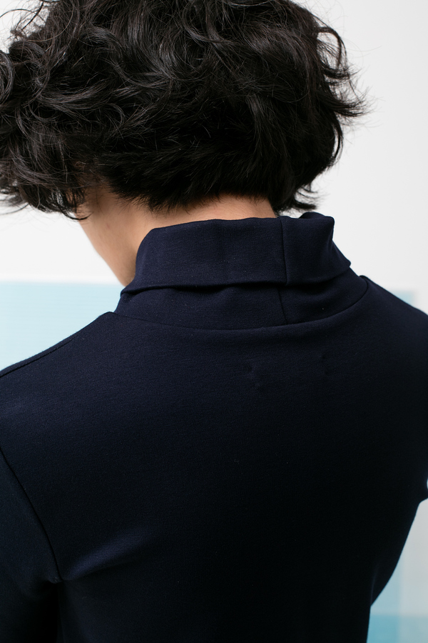 The Body Turtleneck by Jesse Kamm - Navy The Body Turtleneck by Jesse Kamm - Navy