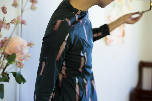 Samantha Pleet Passion Dress Candle Print Samantha Pleet Passion Dress Candle Print