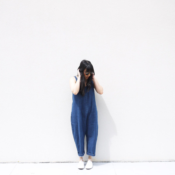 Ilana Kohn Gary Jumpsuit, Denim, Cotton Ilana Kohn Gary Jumpsuit, Denim, Cotton