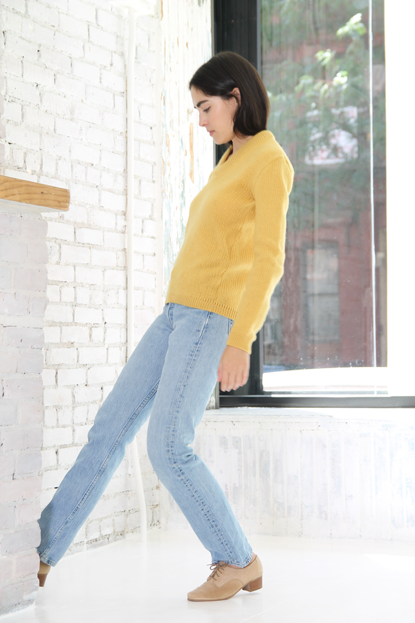 DUO NYC Vintage Knit V Neck Pullover DUO NYC Vintage Knit V Neck Pullover