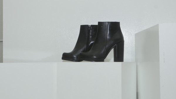 CROSSWALK SHOES POP UP LA BREA (2354) Black Leather CROSSWALK SHOES POP UP LA BREA (2354) Black Leather