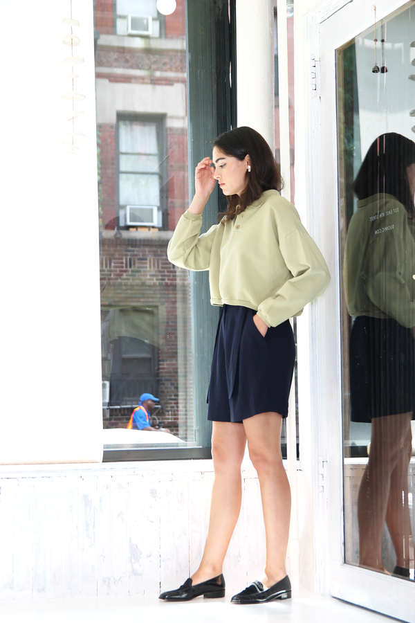 DUO NYC Vintage Cropped Pullover DUO NYC Vintage Cropped Pullover