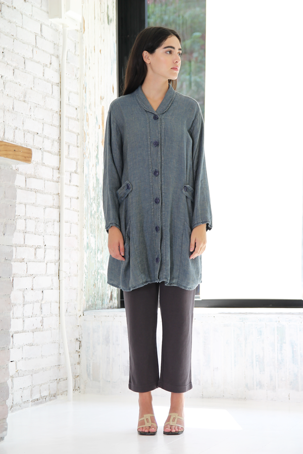 DUO NYC Vintage Linen Duster Jacket DUO NYC Vintage Linen Duster Jacket