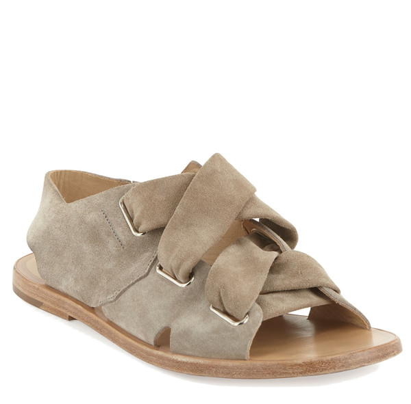 Rag & Bone Elda Sandal - Warm Grey Suede Rag & Bone Elda Sandal - Warm Grey Suede