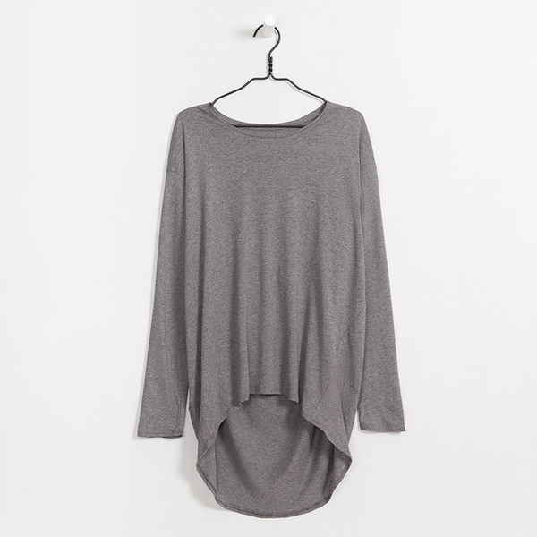 Kowtow Building Block drape back top - grey marble Kowtow Building Block drape back top - grey marble