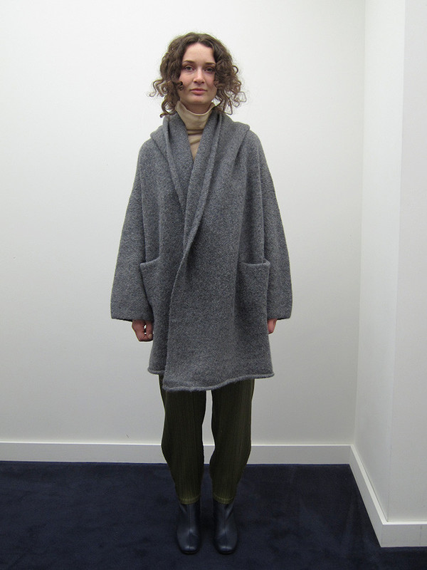 Lauren Manoogian Capote Coat, Charcoal Lauren Manoogian Capote Coat, Charcoal