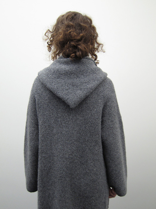 Lauren Manoogian Capote Coat, Charcoal Lauren Manoogian Capote Coat, Charcoal