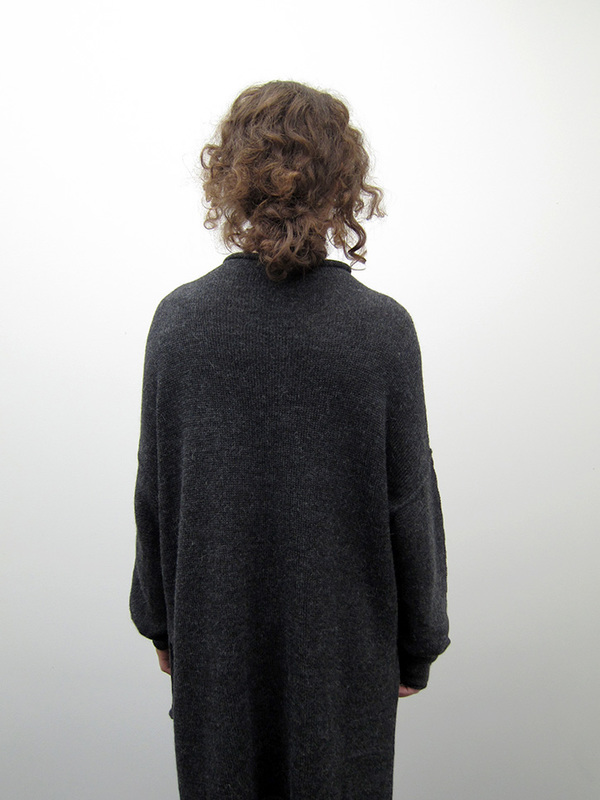 Lauren Manoogian Oversized Rollneck, Dark Charcoal Lauren Manoogian Oversized Rollneck, Dark Charcoal